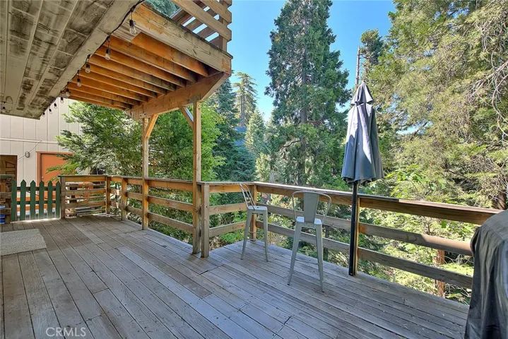 Look at this view from the spacious deck