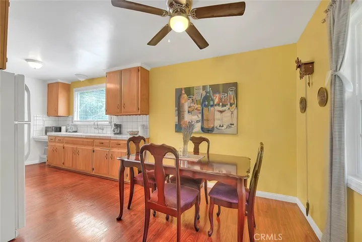 Kitchen and Dining room are attached.