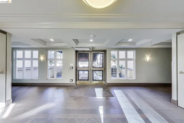 Common area with recessed lighting