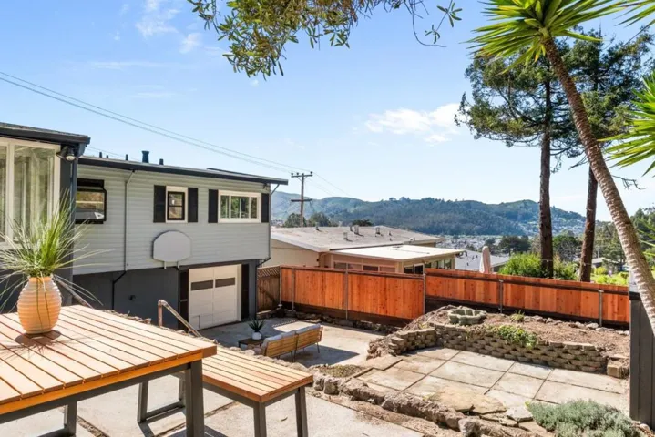 Terraced Backyard - View
