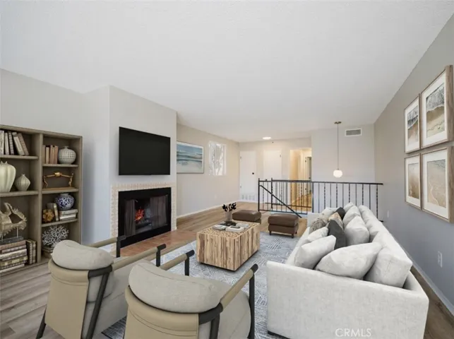 Upstairs Living - Staged