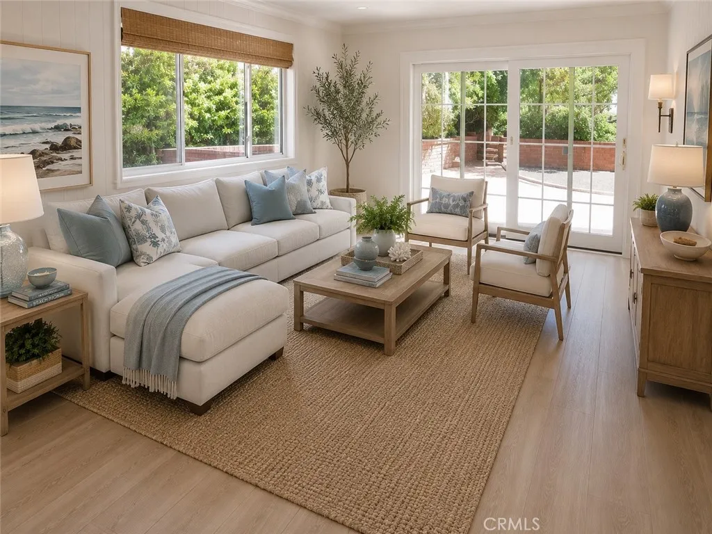 Virtually stage family room Virtually stage family room