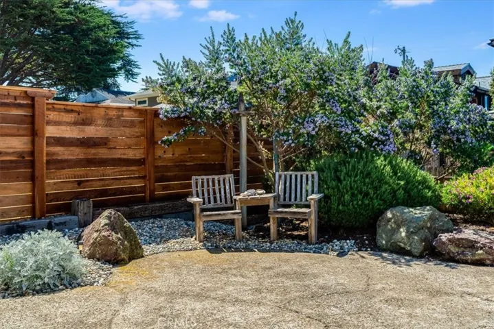 Patio adjacent to Bedroom #2.