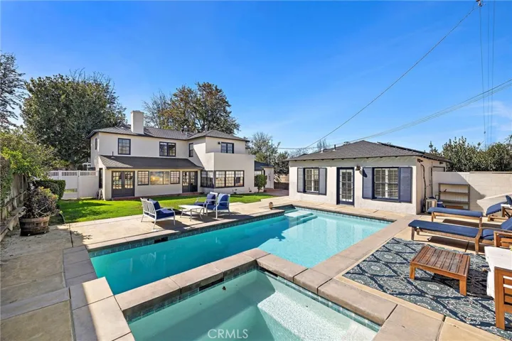 Large lot allows for spacious front and back yards