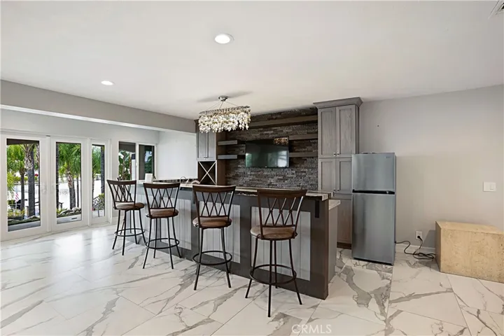 Bar located in Downstairs room