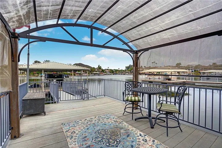 Covered Deck area on trek Deck