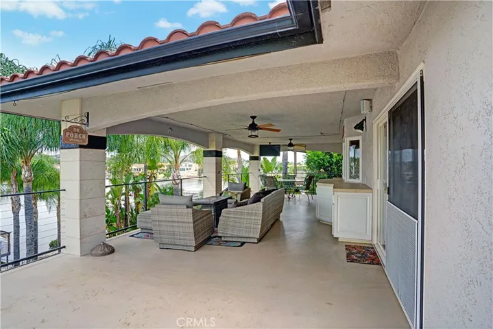 Covered Patio off Kitchen
