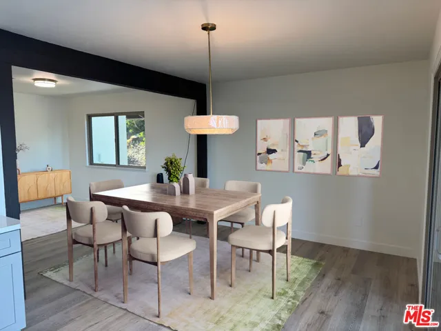 Digitally Staged Dining Room