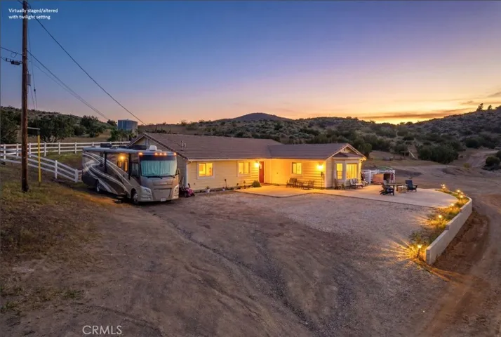 Virtually Staged/altered to add twilight setting