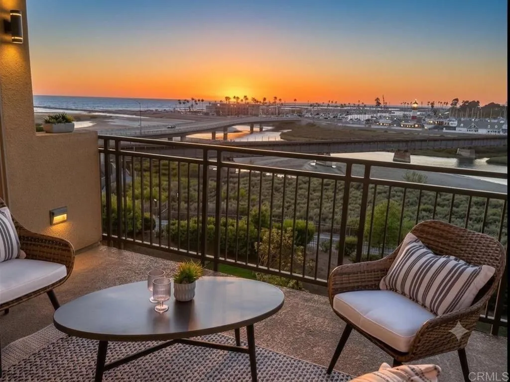 Panoramic Sunset Ocean Harbor Views