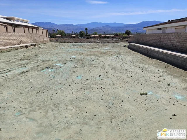 Backyard faces the mountains l