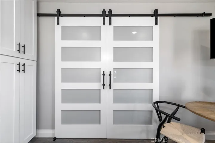 Barn Doors close for privacy