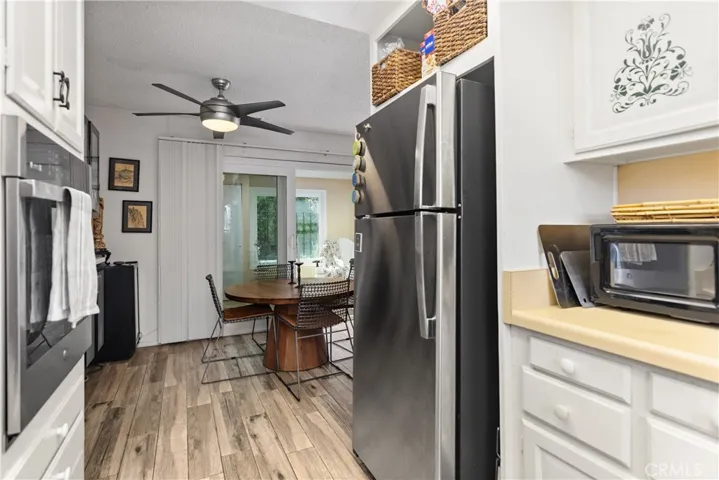 Kitchen looking into dining space