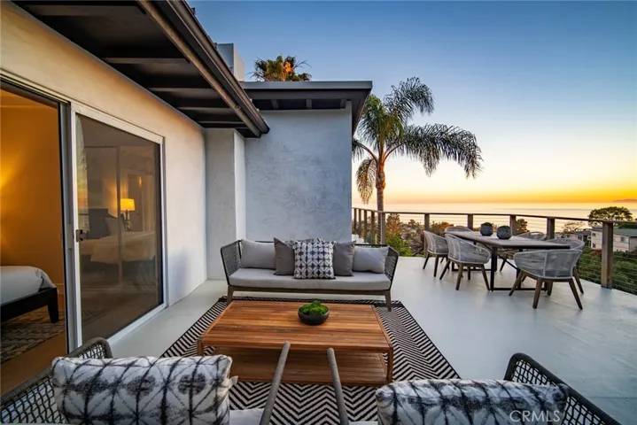 Terrace off of the Upstairs Ocean View Guest Bedroom