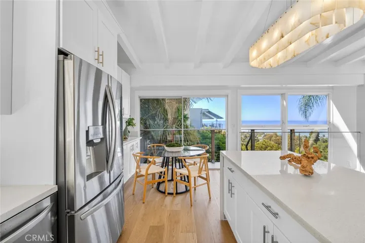 Updated kitchen with ocean views