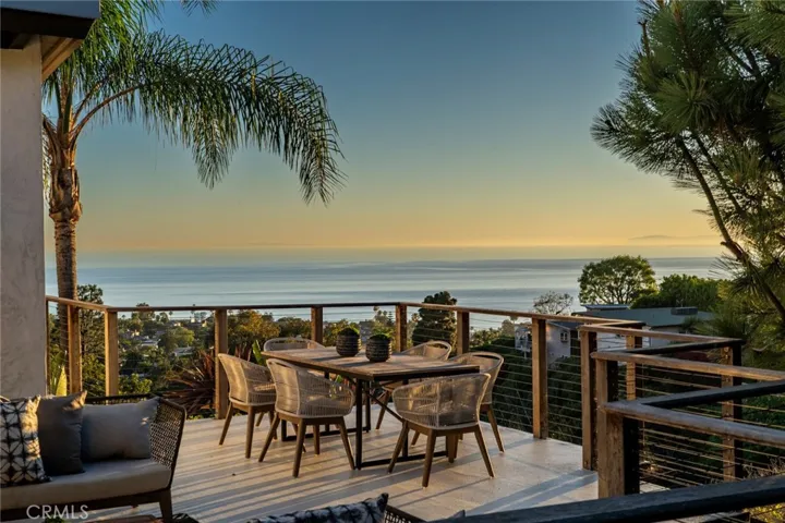 Upstairs ocean view terrace