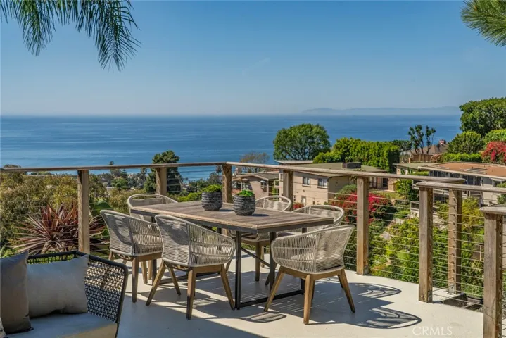 Dine overlooking Catalina Island and ocean vistas