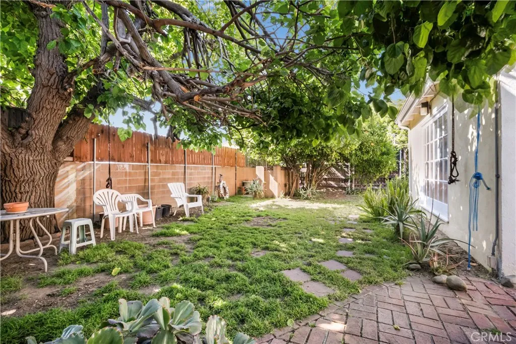 Back Yard Fence, lemon trees 
and other mature trees ASM_5332
