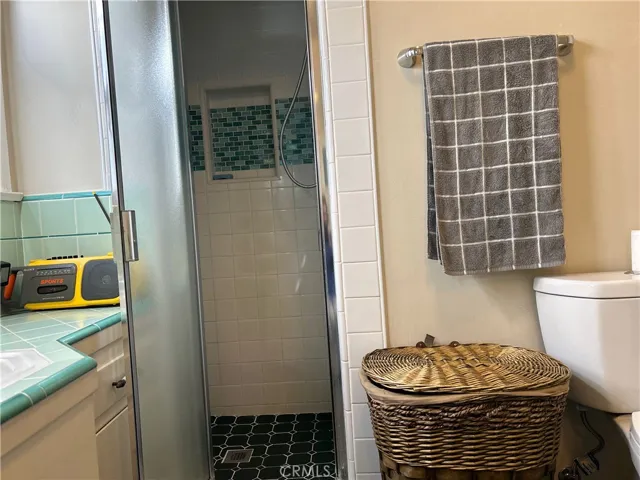 Walk in Shower in Main Bathroom.