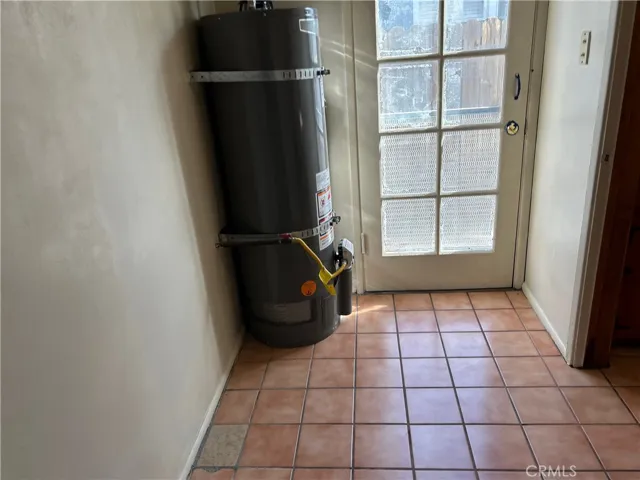 Laundry area Exit Door to the backyard side.