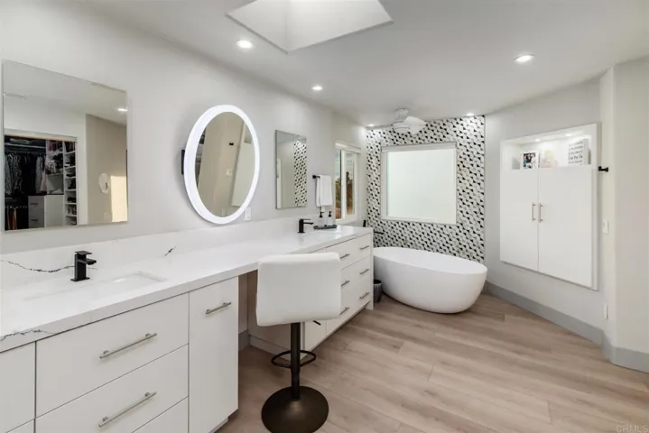 Main Bathroom was recently finished