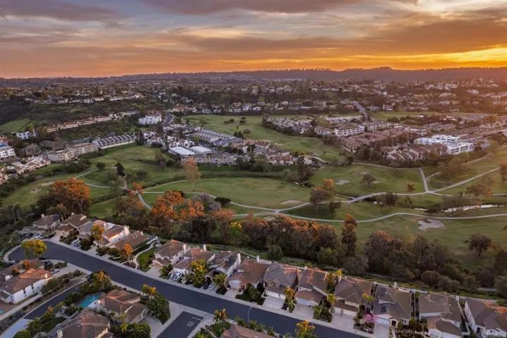 Drone overview of Golf Course