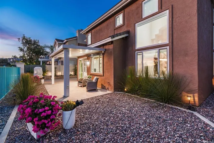 120 volt cables available for new owner to add items  additional exterior lighting or fireplace