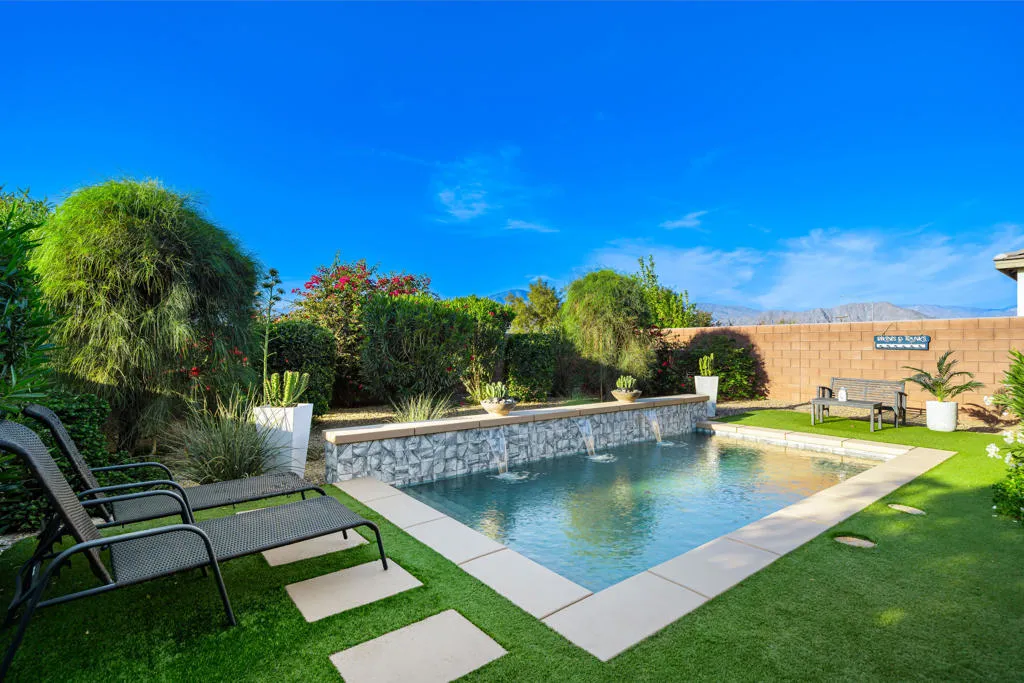 Private backyard