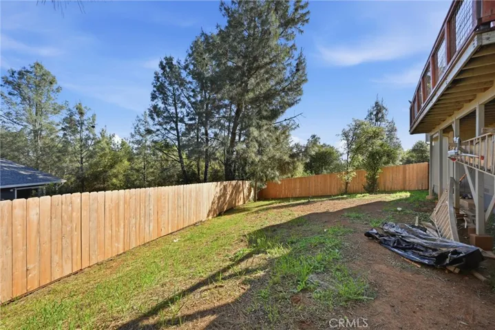 Private backyard