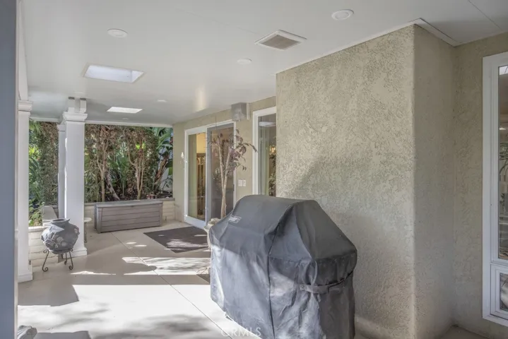 Another view of the covered rear patio.