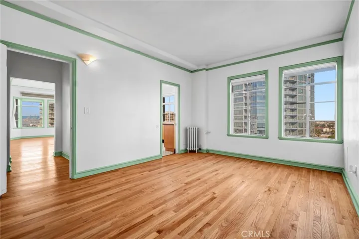 Spacious bedroom with ensuite bathroom.