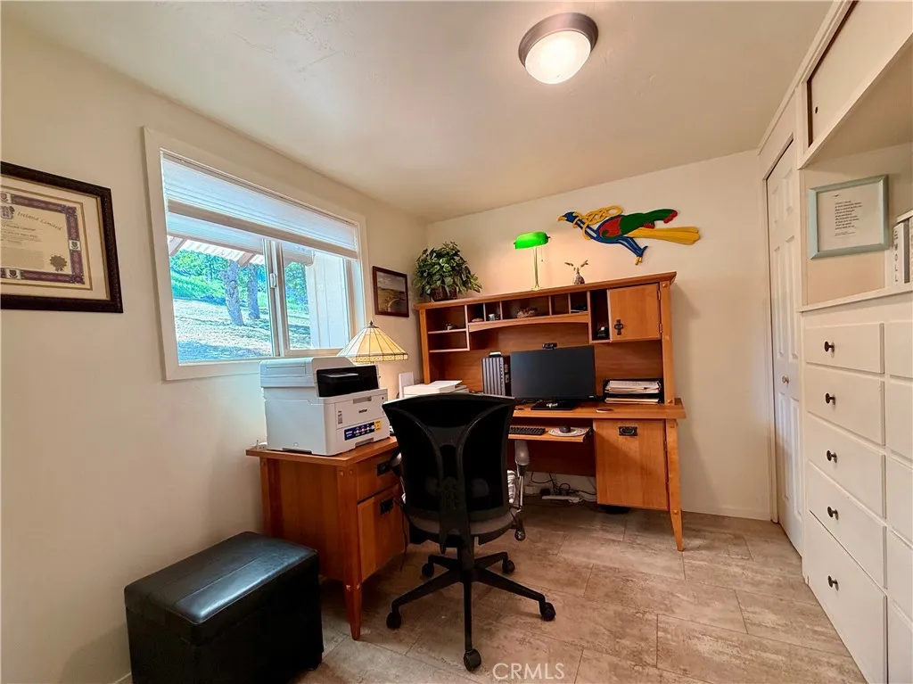 Lower Office Space below the loft.