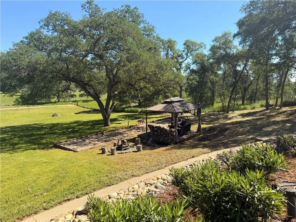 Gazebo and Bachi ball court