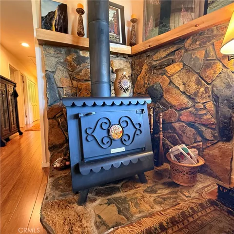 Beautiful large fireplace
