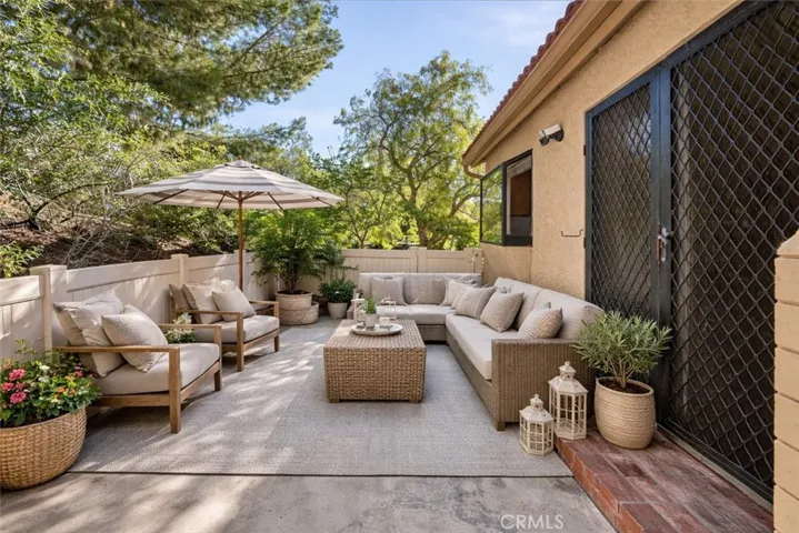 Back yard with image altered digitally created.