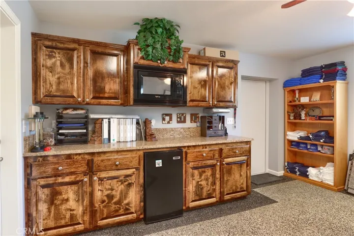 built in cabinetry in shop