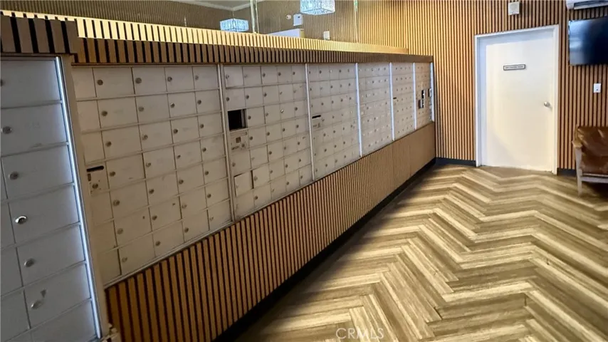 lobby/mail area