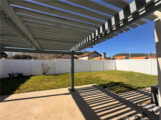 Private back yard