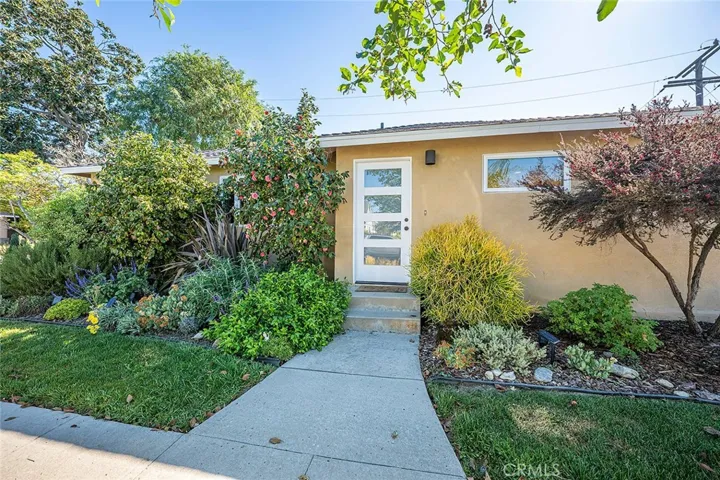 Convenient side entrance