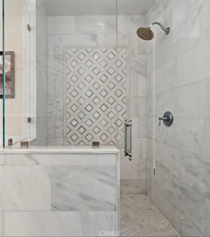 Marble shower