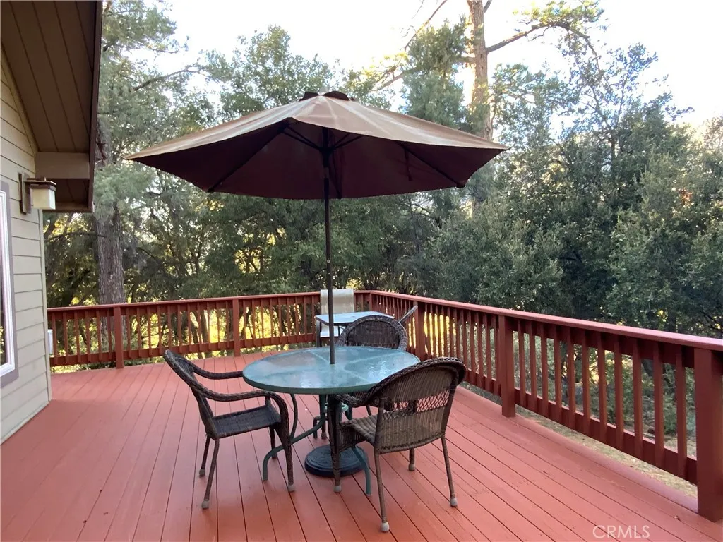 huge deck.