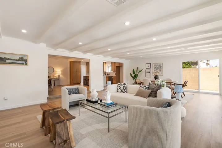 Living room to kitchen