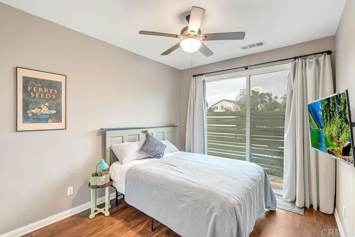 Primary Master Bedroom Down Behind Kitchen Area