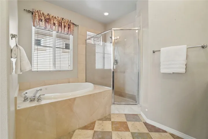 Master bedroom with jacuzzi