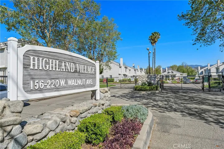 Entrance to gated community