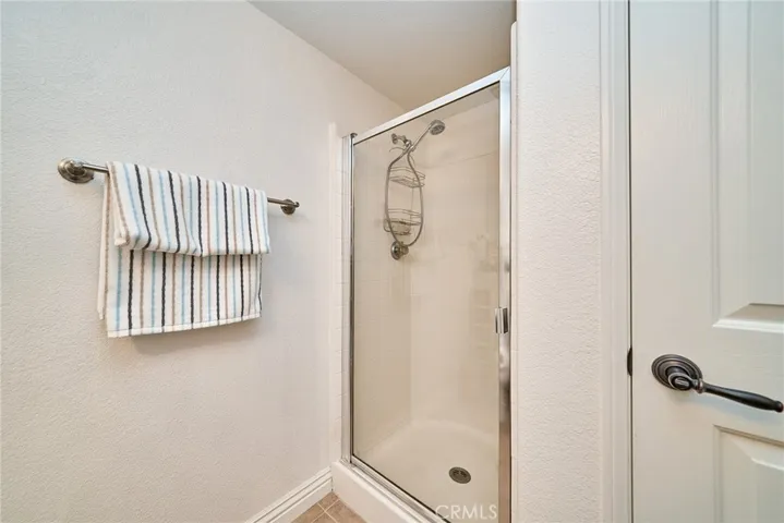 Shower in Main Floor Bathroom