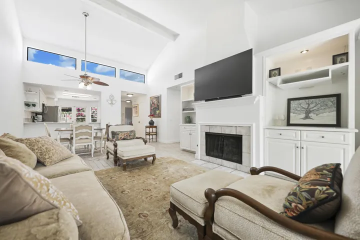 Gas Fireplace in Living R