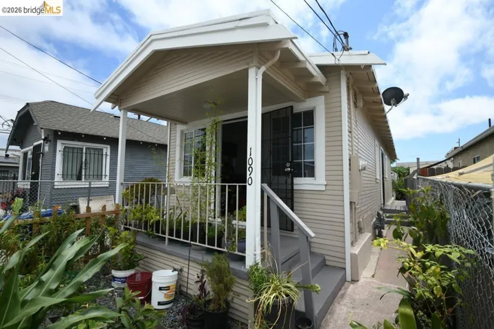 View of front of property with covered porch