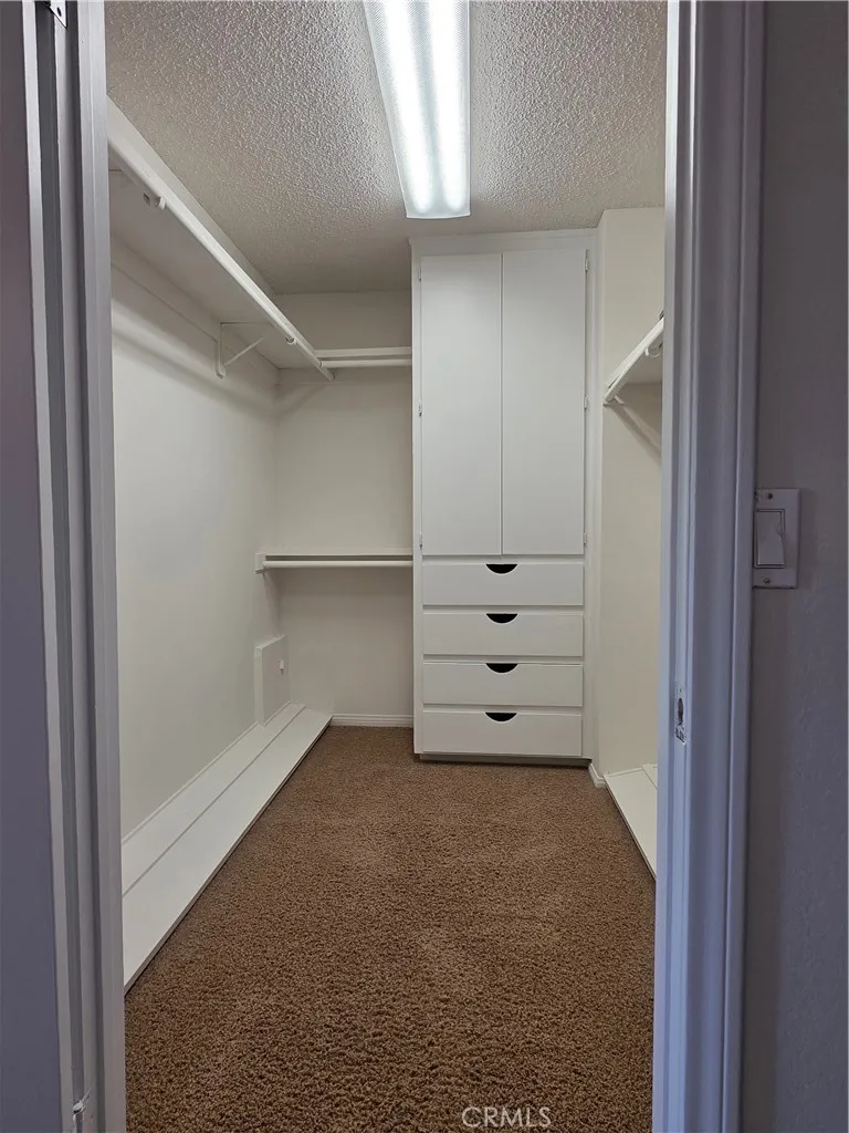Primary walk in closet