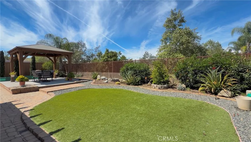 view of the backyard